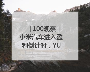 100观察｜小米汽车进入盈利倒计时，YU7定价反映品牌升维战略