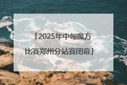2025年中匈魔方比赛郑州分站赛闭幕