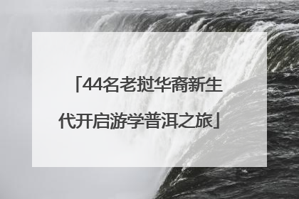 44名老挝华裔新生代开启游学普洱之旅